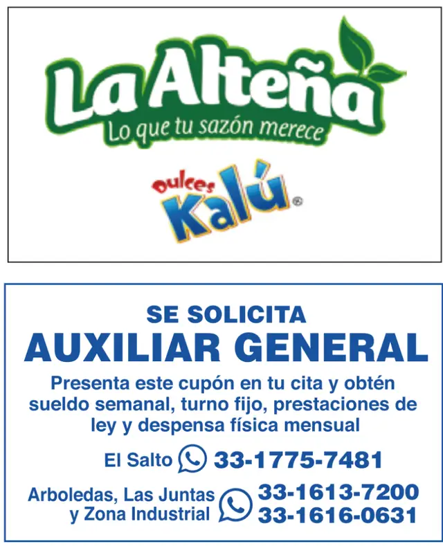 Cupón de empleo en Guadalajara