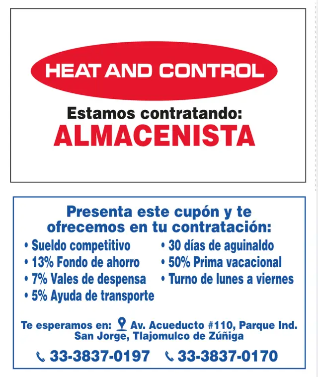 Cupón de empleo en Guadalajara