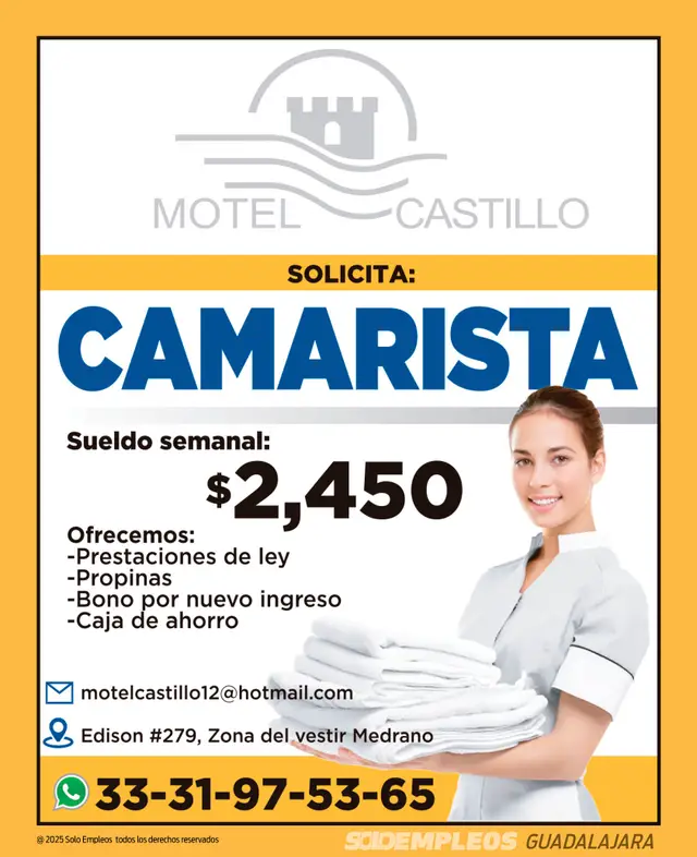 Vacante de empleo en Guadalajara publicada el 2026-06-05 en Solo Empleos